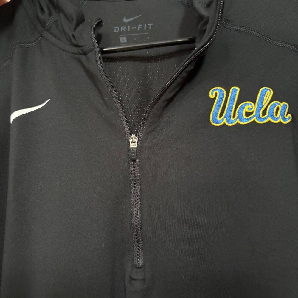 Nike black ucla quarter zip